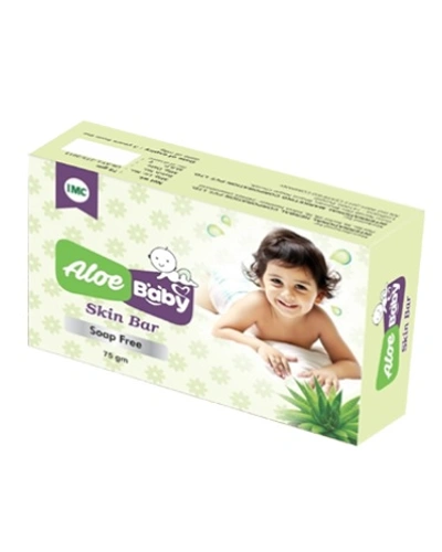 Aloe Baby Soap (Ayurvedic) (75g)-RHIB000503