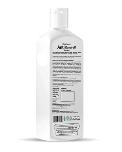Keshwin Anti Dandruff Shampoo (200 Ml)-2