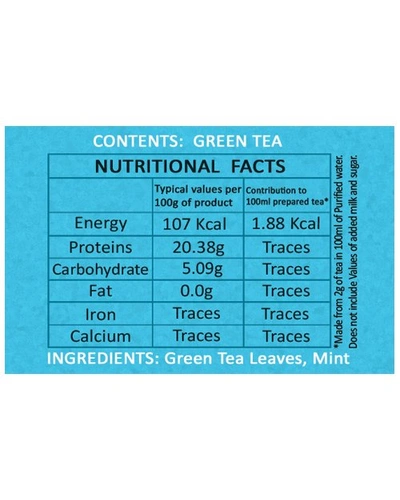 MINT FLAVOURED GREEN TEA - 10 Cups pack-200 ML with no Jar-5