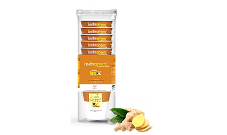 GINGER FLAVOURED GREEN TEA - 10 Cups pack