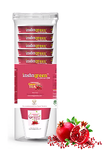 POMEGRANATE FLAVOURED GREEN TEA - 10 Cups pack