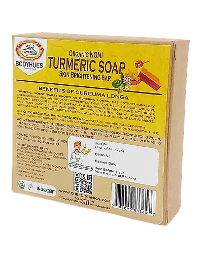 Noni BODYHUES Organic Turmeric Soap 100gm-1
