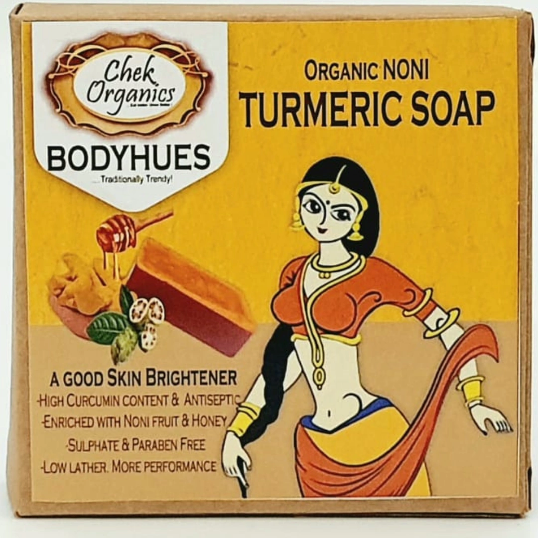 Noni BODYHUES Organic Turmeric Soap 100gm-Tursoap_100gm
