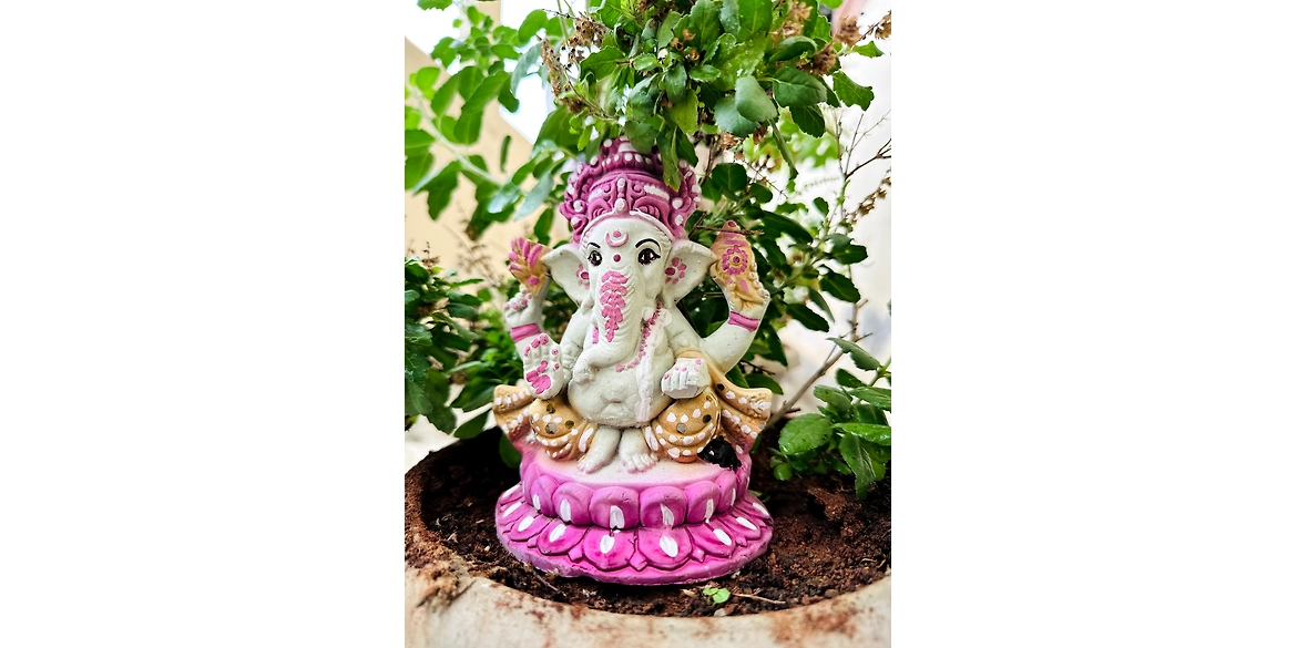 Celebrate Ganesh Chaturthi with Eco-Friendly and Natural Ganesh Idols