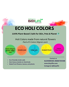 Eco Holi Colors