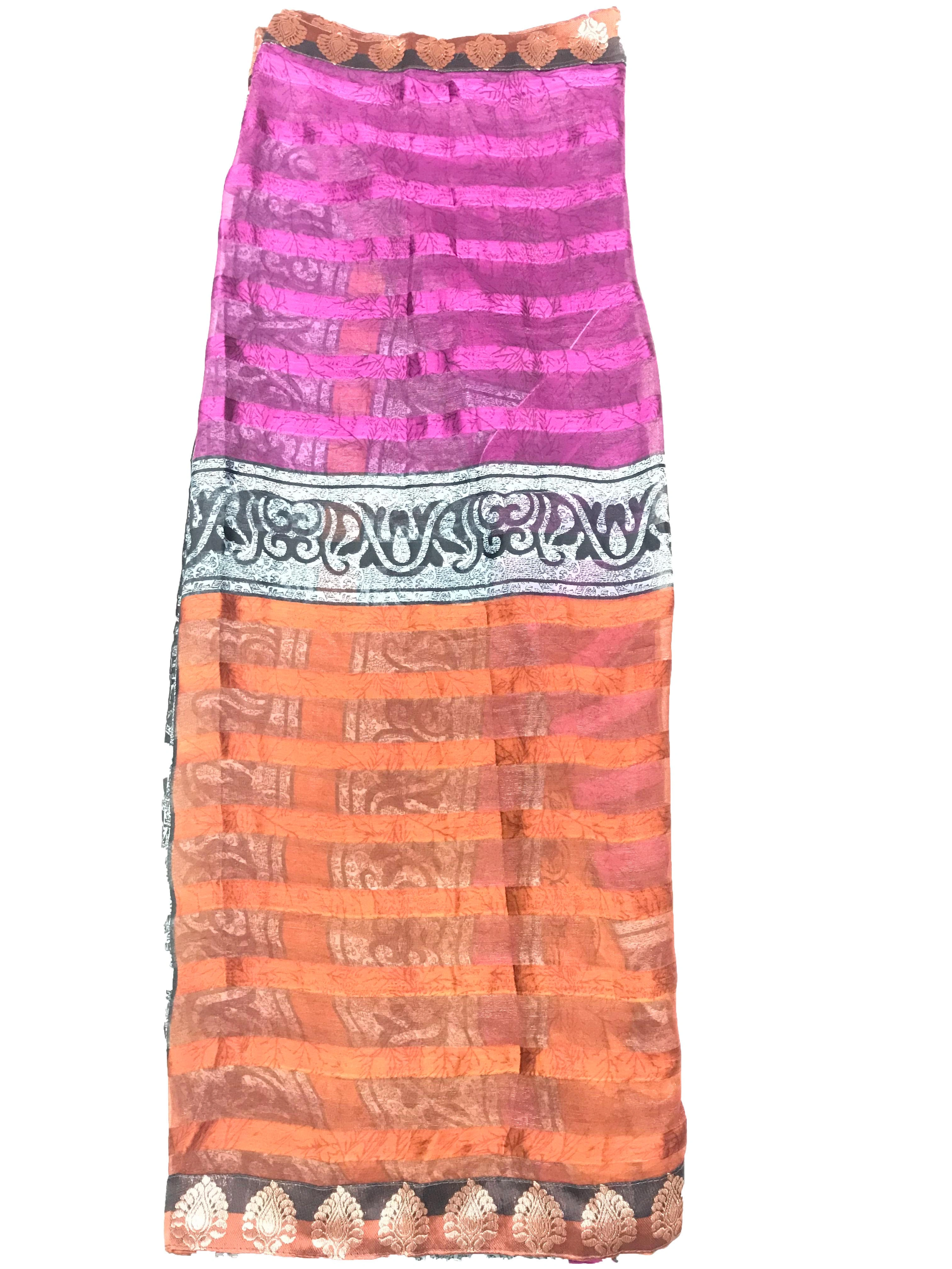 Rust Alpheno Printed Saree 49-1