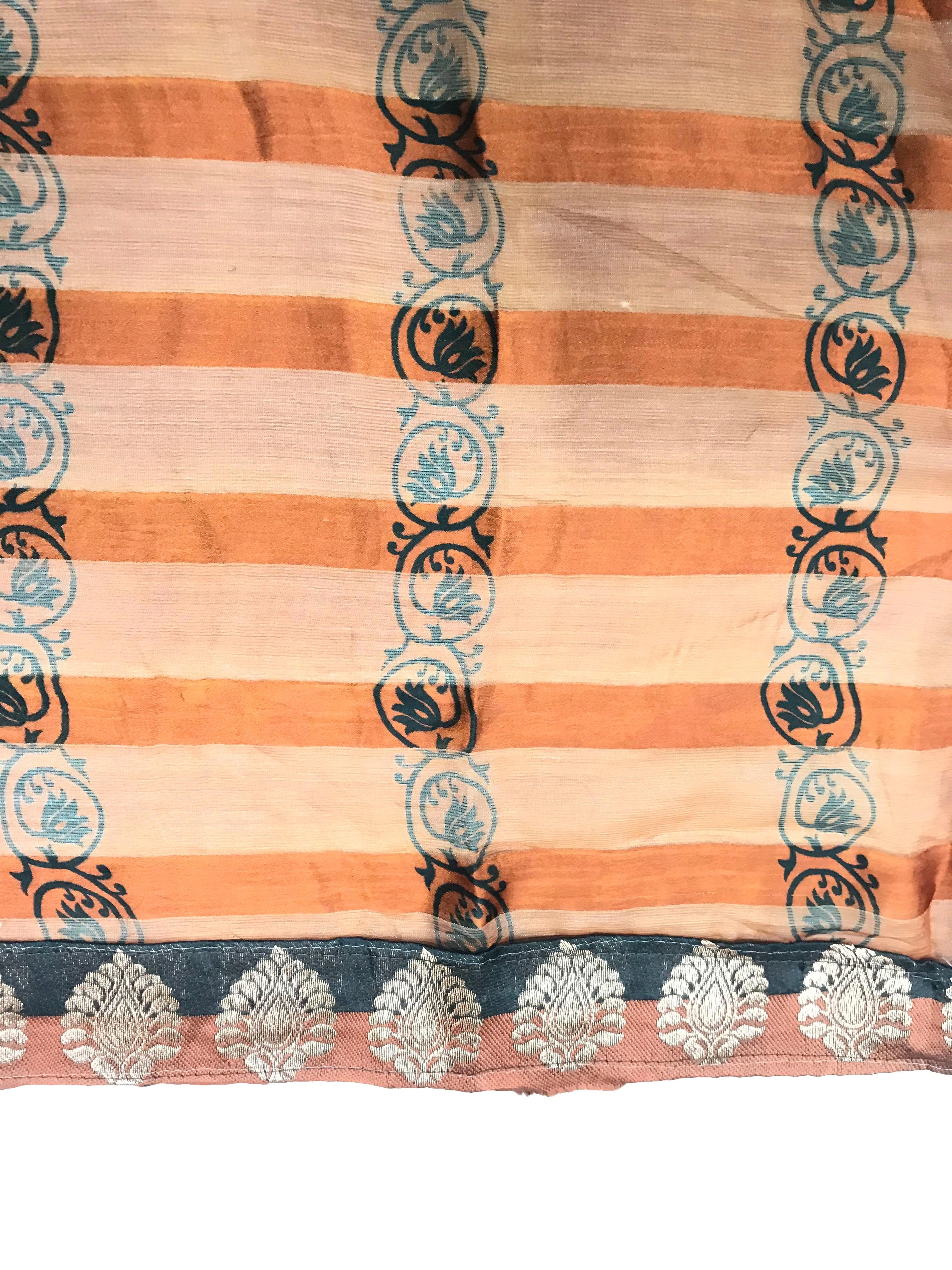 Rust Alpheno Printed Saree 49-2