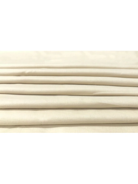 Plain Premium Cotton Fabric in Beige-F8