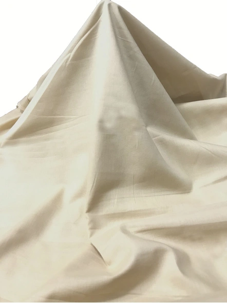 Plain Premium Cotton Fabric in Beige-0.5-BEIGE-1