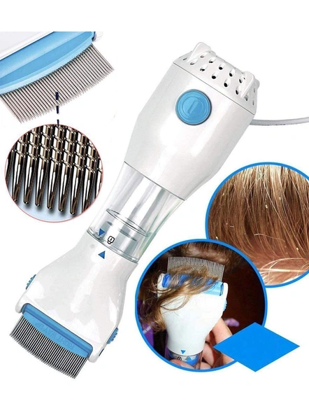 240V Electrical Head Lice Comb Chemical Free Treatment V-Comb (White) G15.-G15
