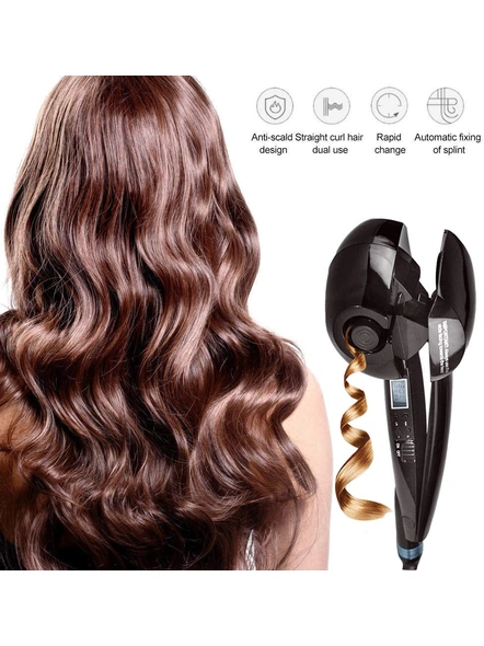 Perfect Hair Curler Roller with Hair Machine Curl  Iron (Black) G16.-1