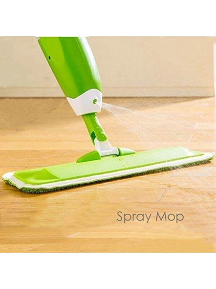 Stainless Steel Microfiber Floor Cleaning Spray Mop with Removable Washable Cleaning Pad and Integrated Water Spray Mechanism G41-4
