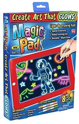 Kid Light Drawing Pad, Doodle Board Drawing Tablet Luminescent