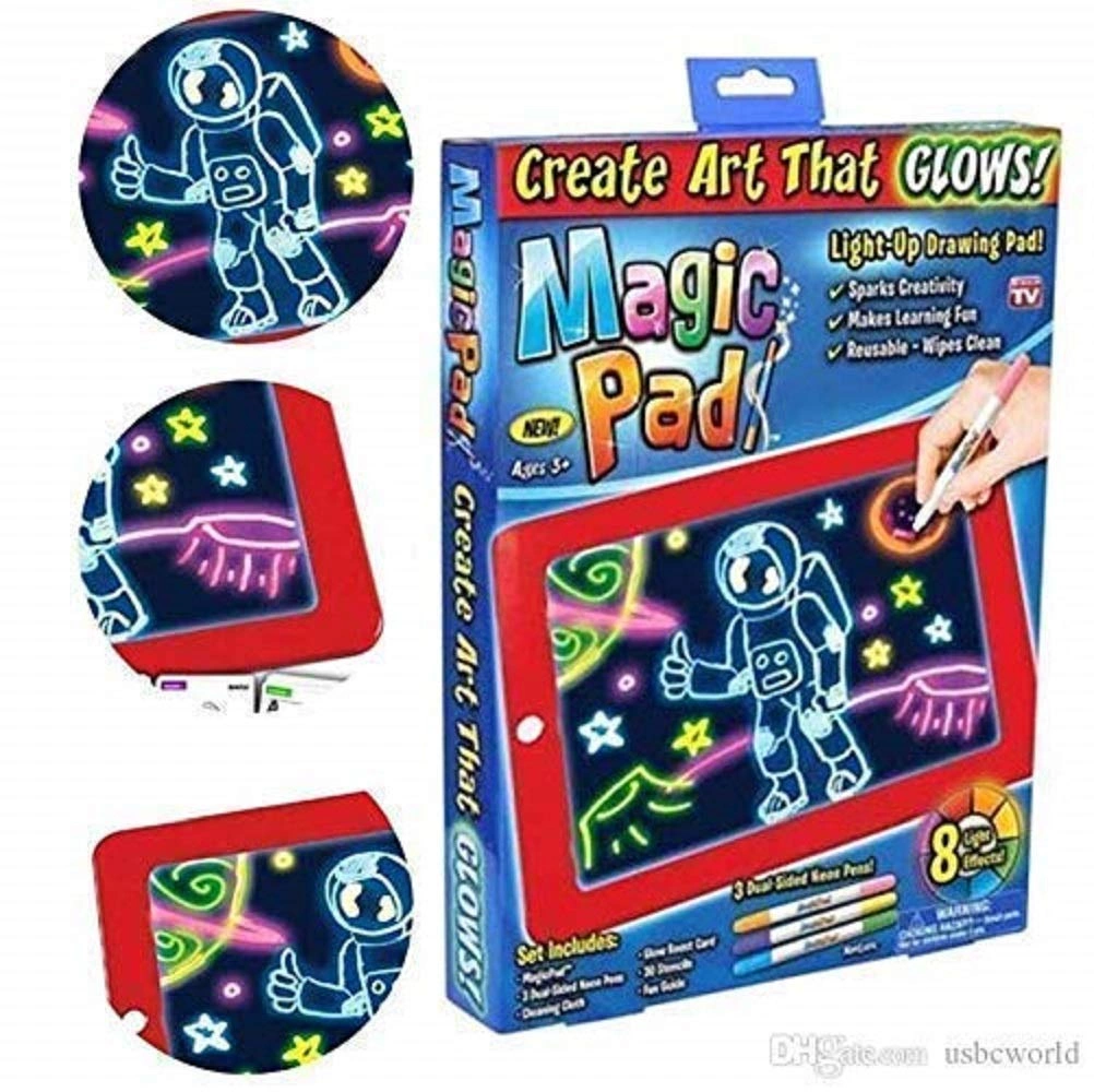 Magic Pad Light Up LED Board Draw For Kids at Rs 599/piece, Magic Board in  New Delhi