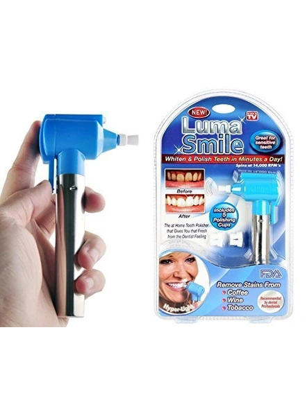 Tooth Polisher Stain Remover With Led Light Rubber Cups Whitening Tool G52-G52