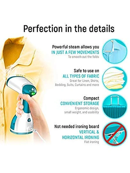 1000-Watts Portable Handheld Garment Steamer for Horizontally and Vertically with 260 ml water tank capacity at Home and in Travel (Multicolor) G59-5