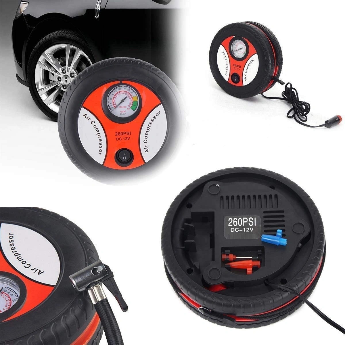 Electric car online wheel pump