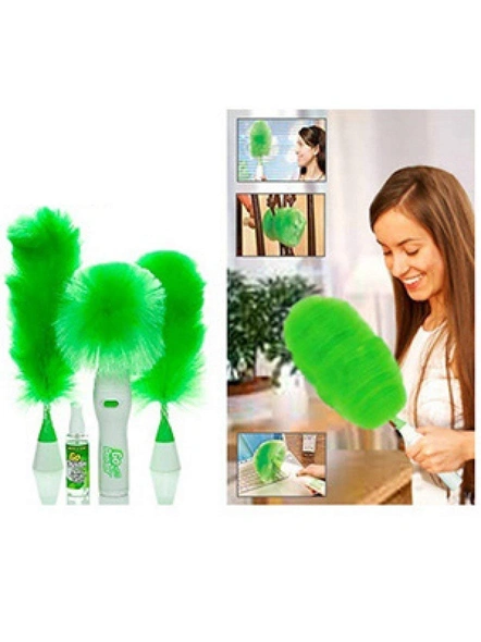 Dust Electric Feather Spin Motorised Cleaning Brush (Multicolor) G70-G70