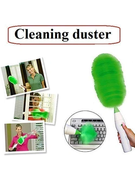Dust Electric Feather Spin Motorised Cleaning Brush (Multicolor) G70-3