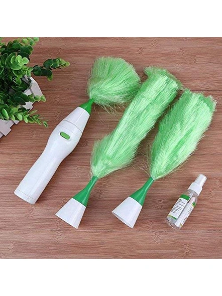 Dust Electric Feather Spin Motorised Cleaning Brush (Multicolor) G70-4