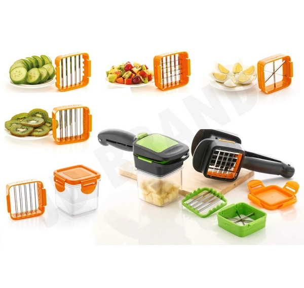 5 In 1 Multi Function Vegetable Cutter Manual Vegetable Dicer Fruit, Quick  Chopper