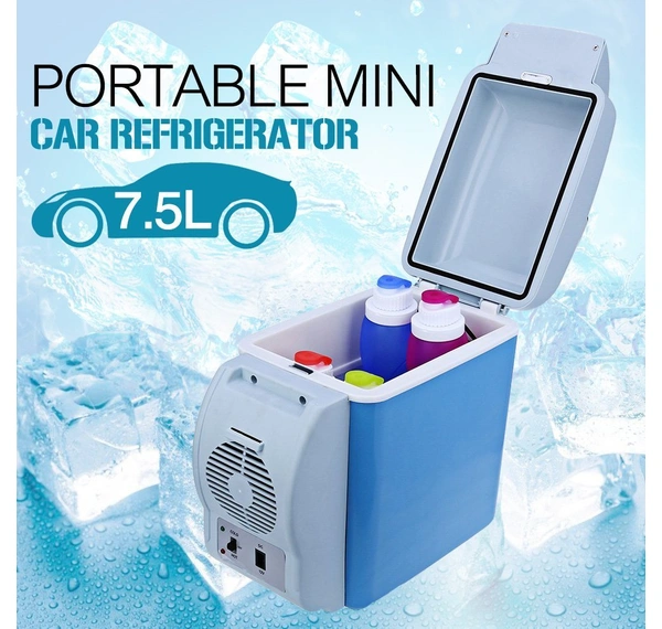 7.5L Car Mini Refrigerator Lightweight Warming Cooling Small