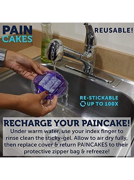 Pain Cakes The Cold Pack That Sticks Chill.Peel.Stick 1 Piece G89-4