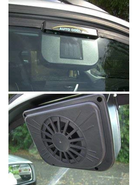 Auto Cool Solar Powered Ventilation Exhaust Fan, Solar Powered Car Window Cool Air Vent Auto Fan ( Multicolor, 11 X 6 cm ) G126-3