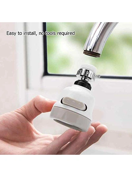 1PC Rotatable Universal Splash Proof 3 Modes Water Saving Nozzle Faucet Filter for Kitchen Basin Tap (Pack of 1) G133-1