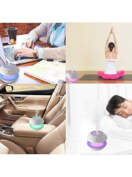 Cool Mist Humidifiers Essential Oil Diffuser Aroma Air Humidifier with Led Night Light Colorful Change for Car, Office, Babies, humidifiers for home, air humidifier for room G135-2