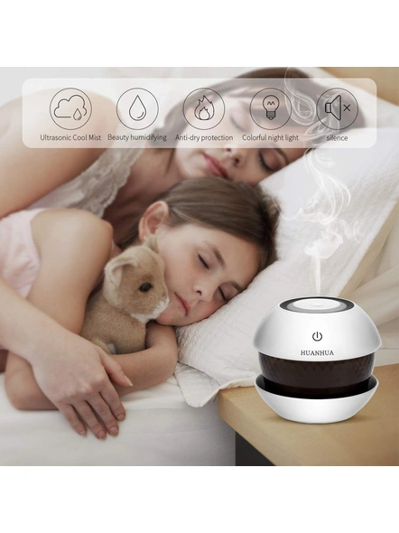 Cool Mist Humidifiers Essential Oil Diffuser Aroma Air Humidifier with Led Night Light Colorful Change for Car, Office, Babies, humidifiers for home, air humidifier for room G135-5