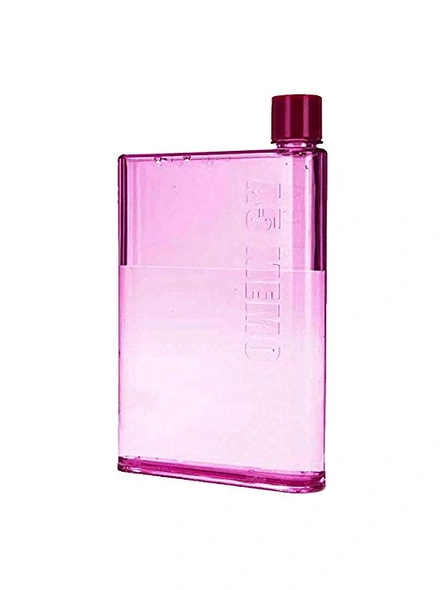 Flat Plastic A5 Size Notebook Plastic Bottle (Any Color) 480ml G148-G148