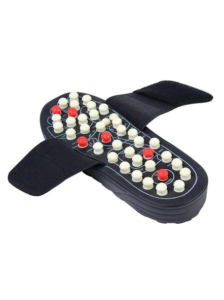 Spring Acupressure and Magnetic Therapy Accu Paduka Slippers for Full Body Blood Circulation Natural Leg Foot Massager Slippers For Men and Women (Unisex) (Size 6, 7, 8, 9) G157-2