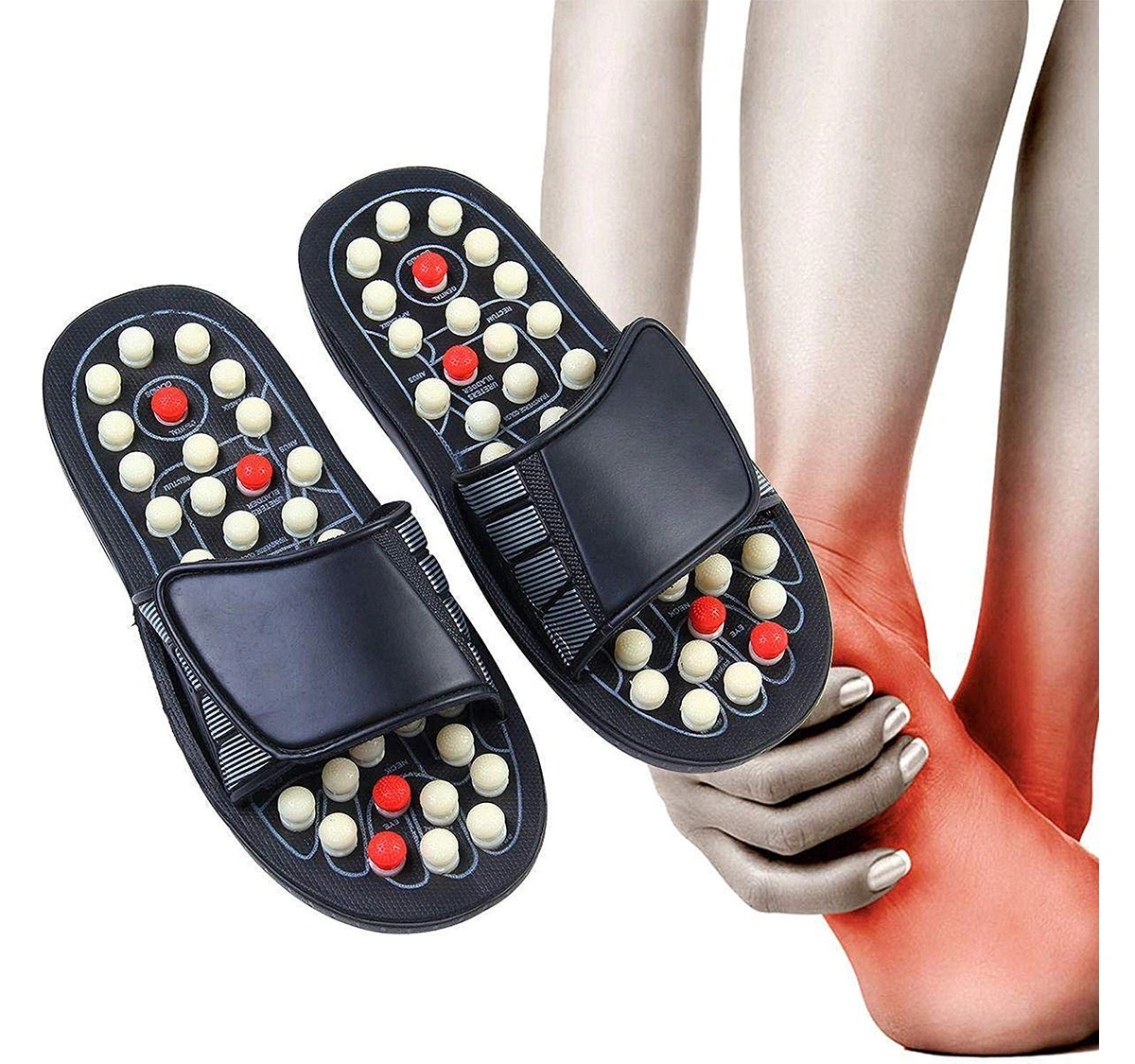 Buy Spring Acupressure and Magnetic Therapy Accu Paduka Slippers