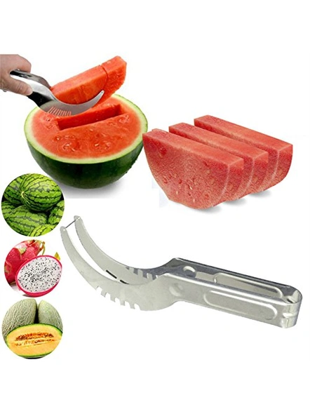 Steel Amazing Watermelon Slicer Cutter (Pack of 1) G160-3