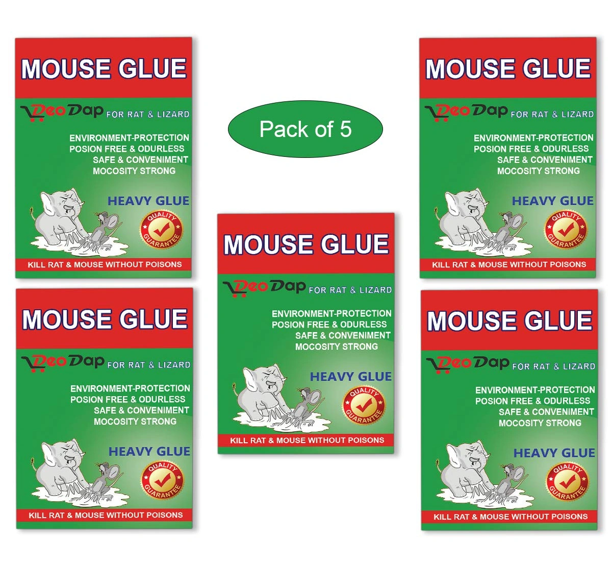 Mouse glue pad