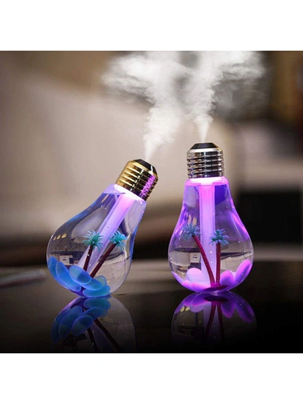 Humidifier Oil Diffuser Cool Mist Bulb with Seven Colours and Room freshner (Pack Of 1) G164-2