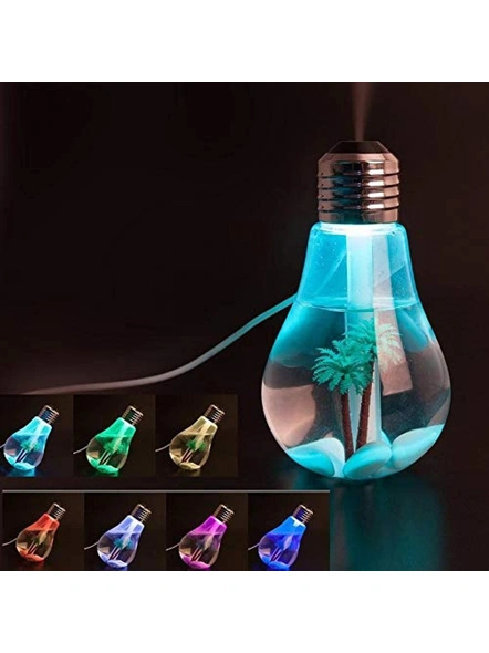 Humidifier Oil Diffuser Cool Mist Bulb with Seven Colours and Room freshner (Pack Of 1) G164-5