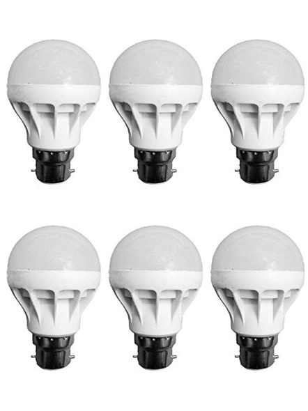 9W B22 LED Bulb (White Pack of 6) G185-G185