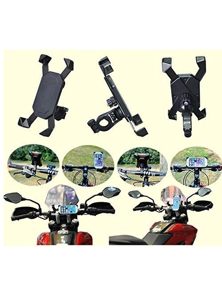Universal 360 Degree Adjustable Mobile Phone Holder for Bicycle | Bike | Motorcycle | Ideal for Maps | Navigation - G191-2