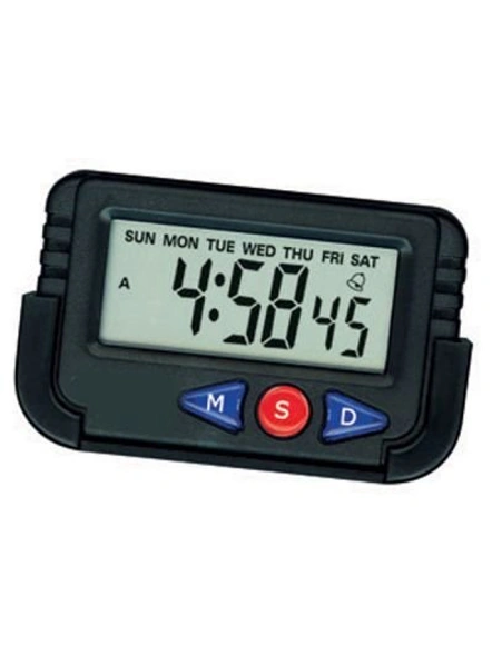 (Set of 2) Mini Digital LED Car Dashboard Office Desk Alarm Clock (Multicolor) G10A-3