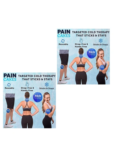(Pack of 2) Pain Cakes The Cold Pack That Sticks Chill Peel G89A-G89A
