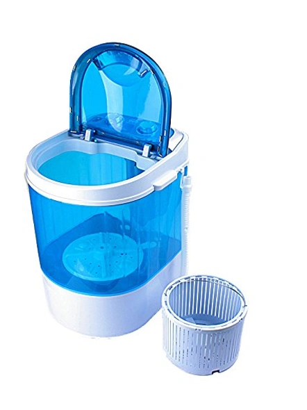 3 kg Portable Mini Washing Machine with Dryer Basket ( Multicolor) G201 (Delivery only in Mumbai)-2