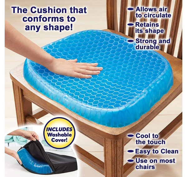Air Inflatable Seat Cushion for Car Seat Office Chair Wheelchair - U-Shaped  Tailbone Pain Relief Pad 