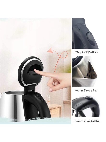 Stainless Steel Tea Kettle, Tea Pot – Hot Water Heater Dispenser (2 Liter) G204-4