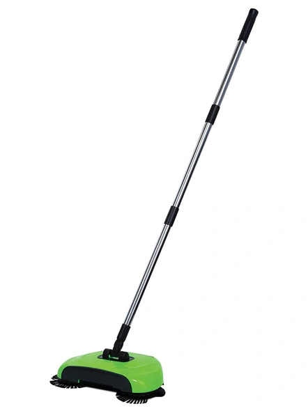 360 Degree Broom Dustpan Hand Push Sweeper, Multicolour (1 Piece) G213-1