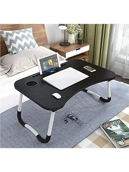 Multipurpose Portable Laptop Table with Foldable Dock Stand (1 Piece) G218-1