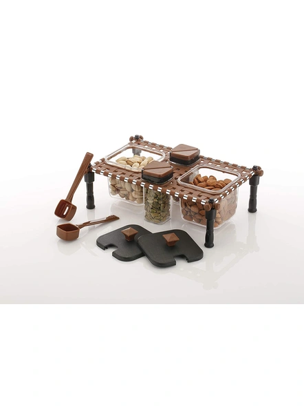 Multipurpose Khatli Tray Storage Box for Dinning Table (Multicolor) G231-G231