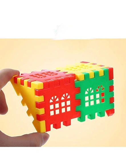 Building Blocks for Kids – 72 Pcs, Big Size House Building Blocks with Windows, Block Game for Kids - Multicolor G242-G242