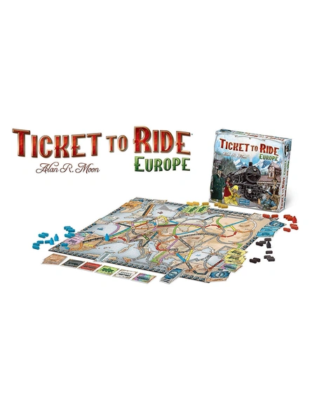 Ticket to Ride Europe Family Entertainment Board Game Indoor Game G246-G246